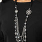 All The Trimmings - Black Blockbuster Necklace