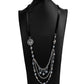 All The Trimmings - Black Blockbuster Necklace