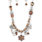 Charmed, I Am Sure - Brown Blockbuster Necklace