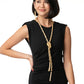 SCARFed for Attention - Gold Blockbuster Necklace