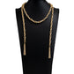 SCARFed for Attention - Gold Blockbuster Necklace