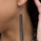 SCARFed for Attention (Gunmetal) - Black Necklace
