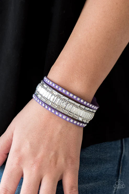 Rock Star Rocker - Purple Urban Bracelet