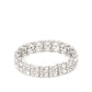 Mic Dropping Drama - White Bracelet