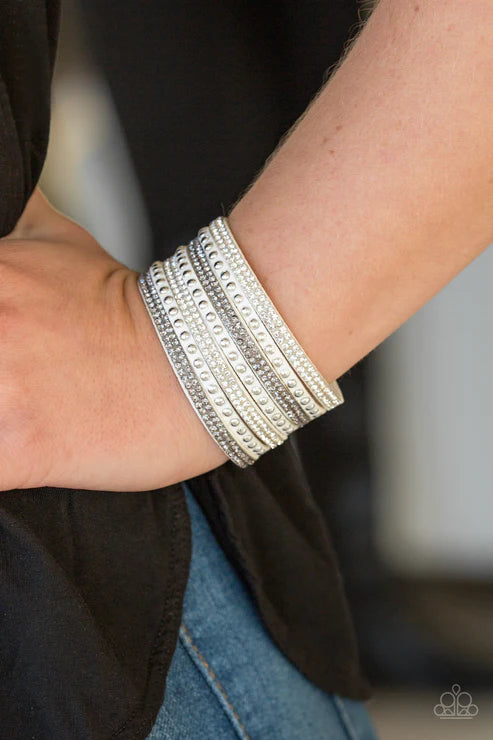 Victory Shine - White Urban Bracelet