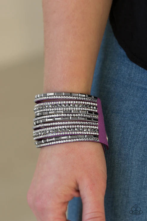 Wham Bam Glam - Purple Urban Bracelet