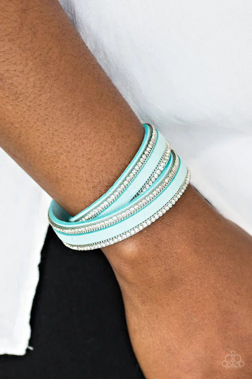 Going For Glam - Blue Urban Bracelet