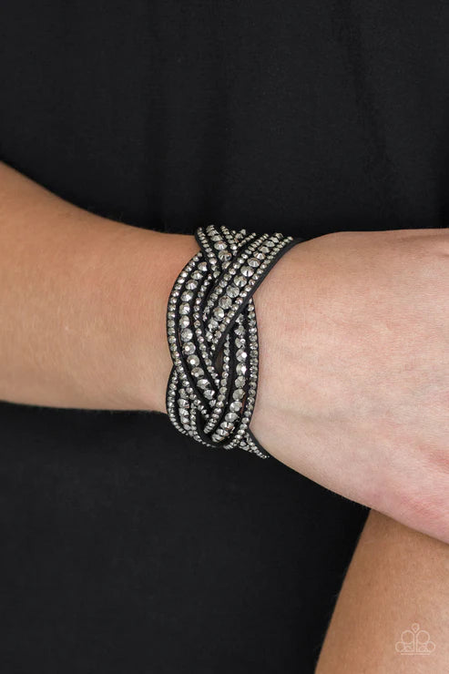 Bring On The Bling - Black Urban Bracelet