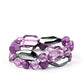 Rockin' Rock Candy - Purple Bracelet