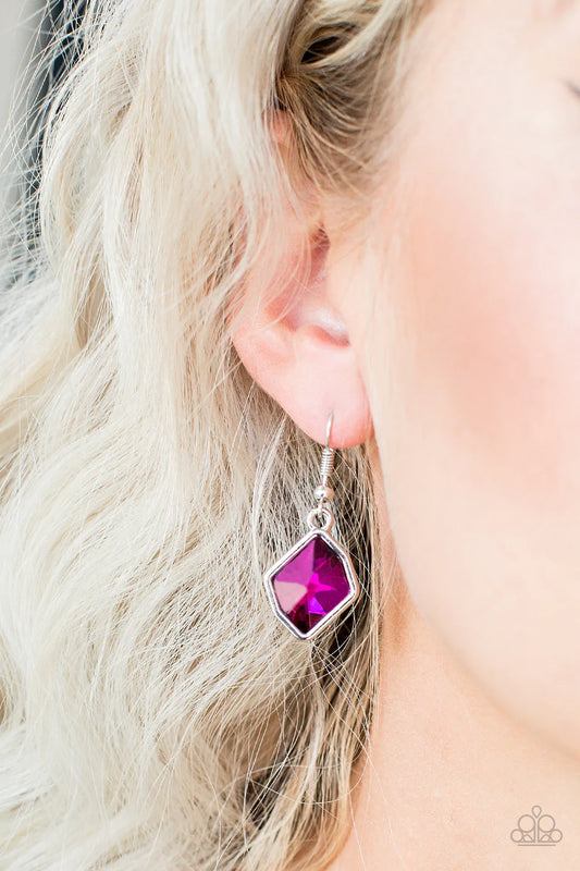 Glow It Up - Pink Earring