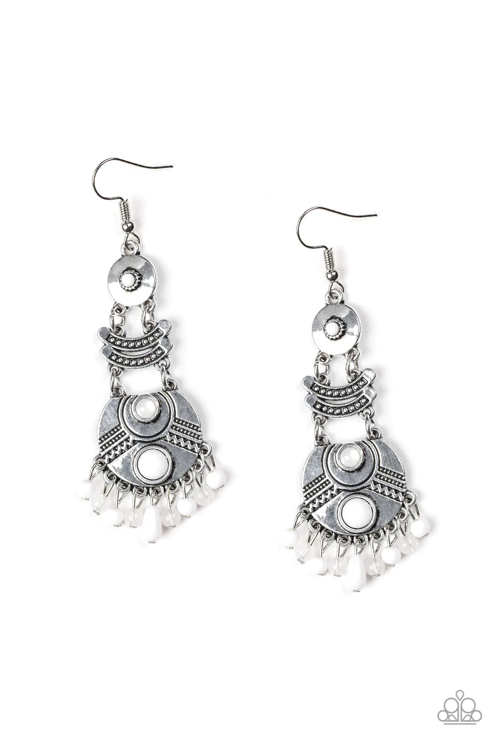 Tropic Tribe - White Earring