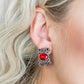 Glamorously Grand Duchess - Red Clip-On
