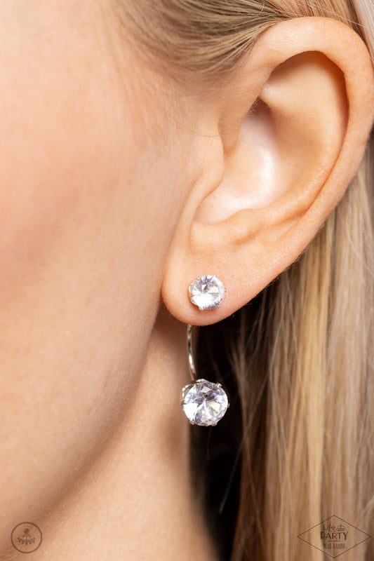 Starlet Squad - White Post Earring