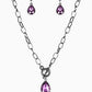 So Sorry - Purple Necklace