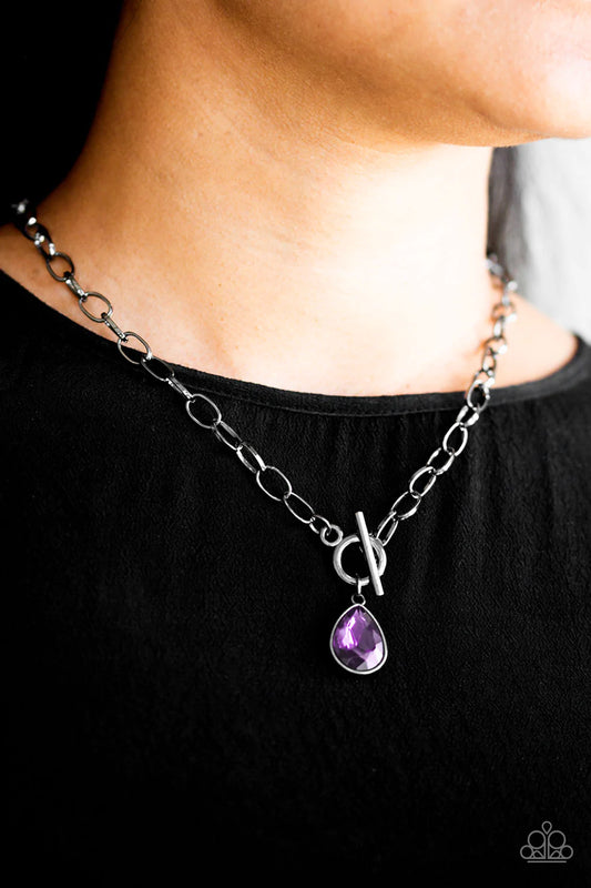 So Sorry - Purple Necklace