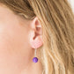 Bubbly Bright - Purple Necklace