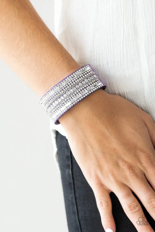 Rebel Radiance - Purple Urban Bracelet