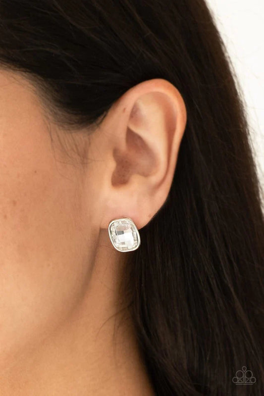 Incredibly Iconic - White Earring