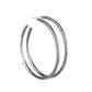 Double Or Nothing - Black Earring