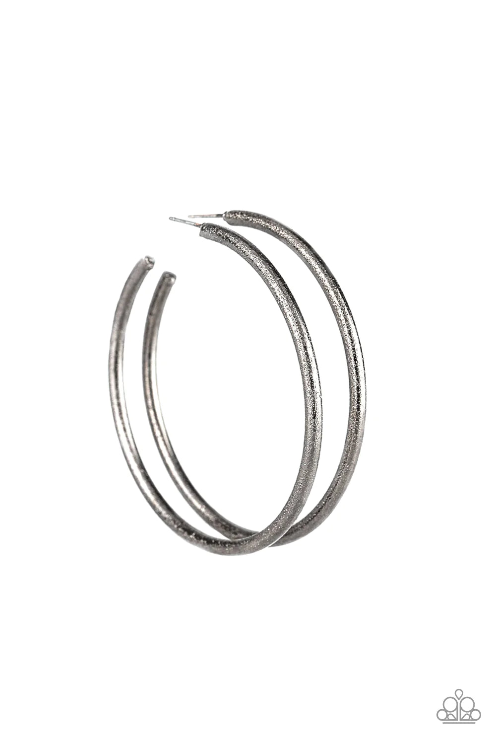 Double Or Nothing - Black Earring