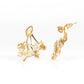Deco Dynamite - Gold Post Earring