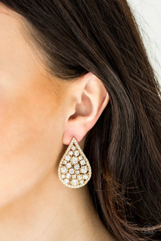 REIGN-Storm - Gold Post Earring