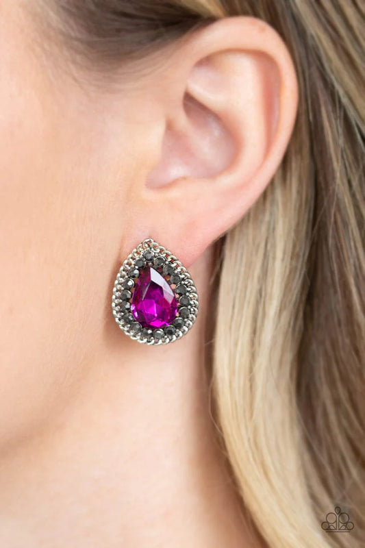 Debutante Debut - Pink Post Earring