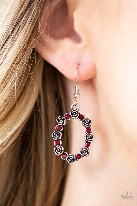 Rosy Royal - Red Earring