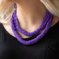 Right As RAINFOREST - Purple Necklace