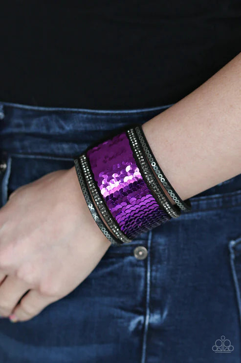 Heads Or MERMAID Tails - Purple Urban Bracelet