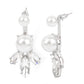 Extra Elite - White Post Earring