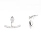 Glowing Glimmer - White Post Earring
