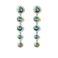 Drippin' In Starlight - Multi Post Earring