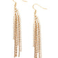 Red Carpet Bombshell - Gold Earring