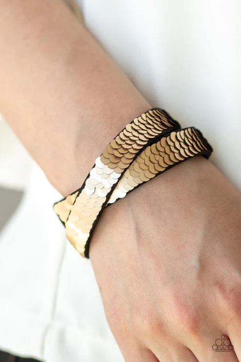 Under The Sequins - Brown Urban Bracelet