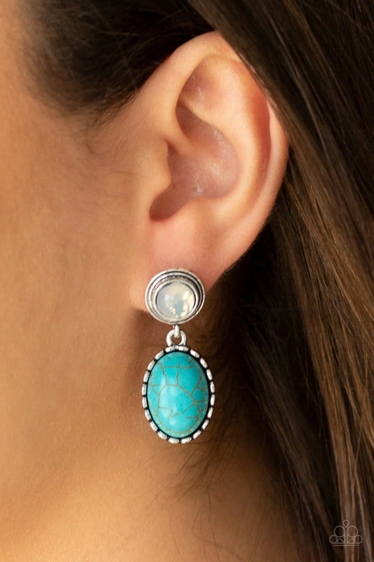 Western Oasis - Blue Post Earring