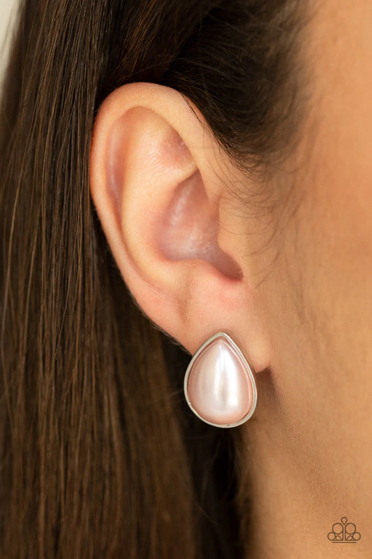 SHEER Enough - Pink Post Earring