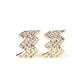 Fast as Lighting - Gold Clip-On Earring