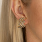 Fast as Lighting - Gold Clip-On Earring