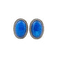 Shiny Sediment - Blue Post Earring