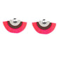 Fan The FLAMBOYANCE - Pink Post Earring