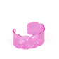Retro Ruffle - Purple Bracelet