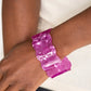 Retro Ruffle - Purple Bracelet