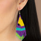 Brightly Beaded - Purple Earring
