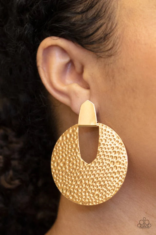 Bold Intentions - Gold Post Earring