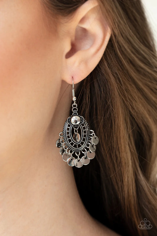 Chime Chic - Silver Earring