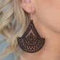 Tiki Sunrise - Brown Earring