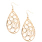 Reshaped Radiance - Gold Earring