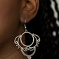 Metallic Macrame - Silver Earring