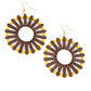 Solar Flare - Yellow Earring